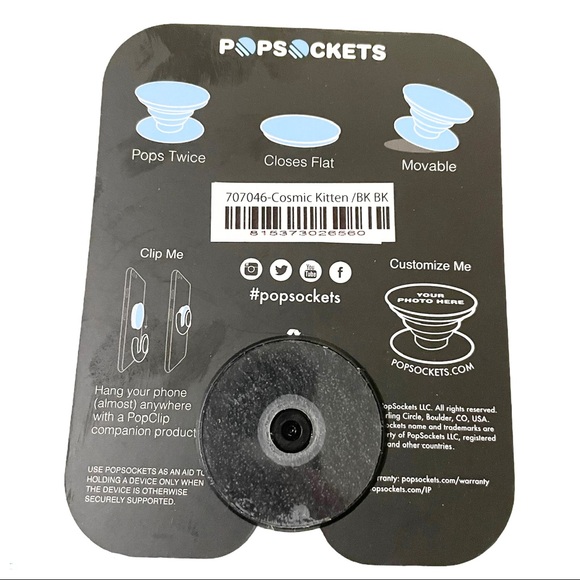 PopSockets Cosmic Kitten PopSocket - Picture 2 of 3